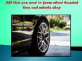 branded tires and wheels shop PowerPoint PPT Presentation