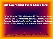 All Government Exam Admit Card (3)