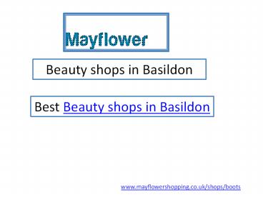 Beauty Shops in Basildon