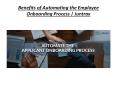 Benefits of Automating the Employee Onboarding Process PowerPoint PPT Presentation