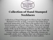 Collection of Hand Stamped Necklaces