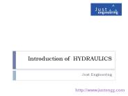 Basic Introduction to  Hydraulics  | just engineering