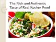 The Rich and Authentic Taste of Real Kosher Food PowerPoint PPT Presentation