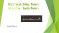 Bird Watching Tours in India | IndiaTours