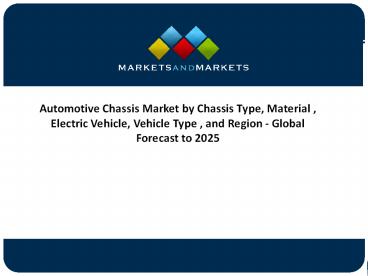 Growing Demand of Automotive Chassis Market