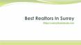 Best Realtors In Surrey