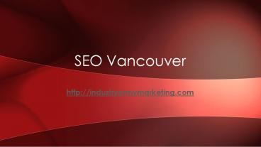 SEO Packages Vancouver