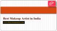 Best Makeup Artist In India PowerPoint PPT Presentation