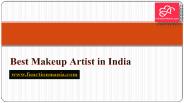 Best Makeup Artist In India