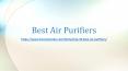 Best Air Purifiers PowerPoint PPT Presentation