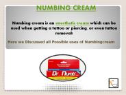 Numbing Cream