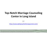 Top-Notch Marriage Counseling Center in Long Island