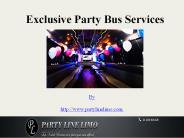 Exclusive Party Bus Services