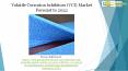 Volatile Corrosion Inhibitors VCI Market by Manufacturers, Countries, Type and Application, Forecast PowerPoint PPT Presentation