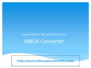 MBOX Converter