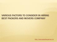 Packers and Movers Chennai