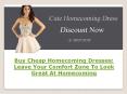 Cheap homecoming dresses