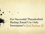 How to Backup Mac Thunderbird