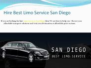 Hire Best Limo Service San Diego