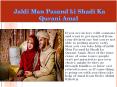 Jaldi Man Pasand Ki Shadi Ka Qurani Amal, Wazifa aur Dua PowerPoint PPT Presentation