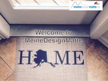 fußmatte selbst gestalten