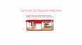 Commercial Popcorn Machine Suppliers in India |Kitchenrama PowerPoint PPT Presentation