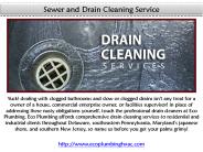 Affordable Sewer and Drain Cleaning Service