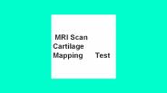 Mri scan cartilage mapping test