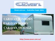Caravan Parts, Caravan Accessories, Caravan Awnings | Ozvan.com.au