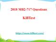 2018 Microsoft MB2-717 Real Questions Killtest PowerPoint PPT Presentation