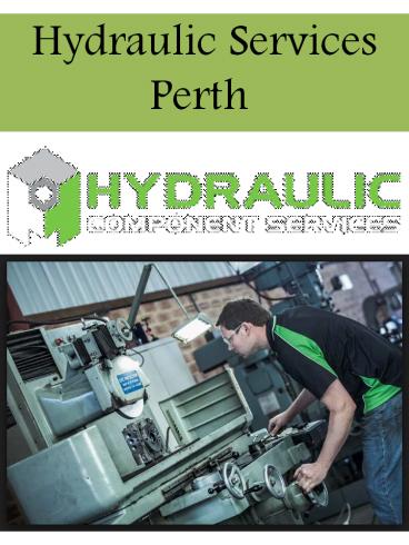 Hydraulic Services Perth