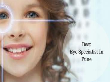 Dr.Vimal Parmar- Best Eye Specialist In Pune