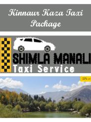 Kinnaur Kaza Taxi Package