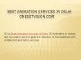 Best animation services in Delhi PowerPoint PPT Presentation