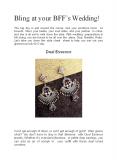 Bling away at your BFF’s wedding! PowerPoint PPT Presentation