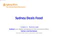 Sydney Deals Food (5) PowerPoint PPT Presentation