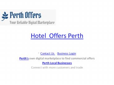 Hotel Offers Perth (5)