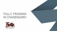 Tally training in Chandigarh