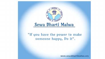 Charity Organisations in India