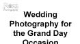 Wedding Photography for the Grand Day Occasion PowerPoint PPT Presentation