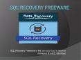 SQL Recovery Freeware PowerPoint PPT Presentation