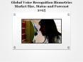 Global Voice Recognition Biometrics Market Size, Status and Forecast 2025 PowerPoint PPT Presentation