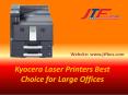 Kyocera Laser Printers Best Choice for Large Offices PowerPoint PPT Presentation