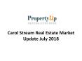 Carol Stream Real Estate Market Update July 2018
