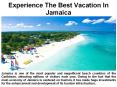 Experience The Best Vacation In Jamaica PowerPoint PPT Presentation