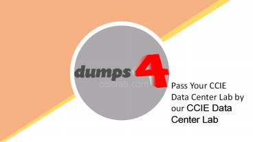 CCIE Data Center Workbook