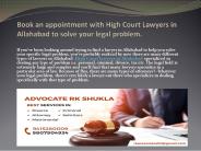High Court Lawyers in Allahabad