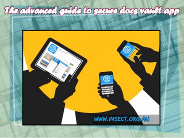 secure docs vault app in Melbourne