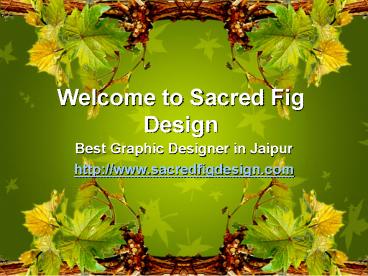 Why we need a graphic designer