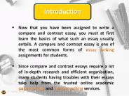 Approaches to a compare and contrast essay